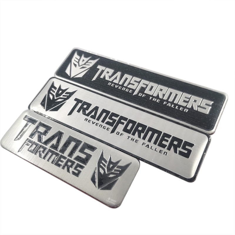 1 x Nhãn Dán Trang Trí Xe Hơi Bằng Nhôm In Chữ Autobot TRANSFORMER