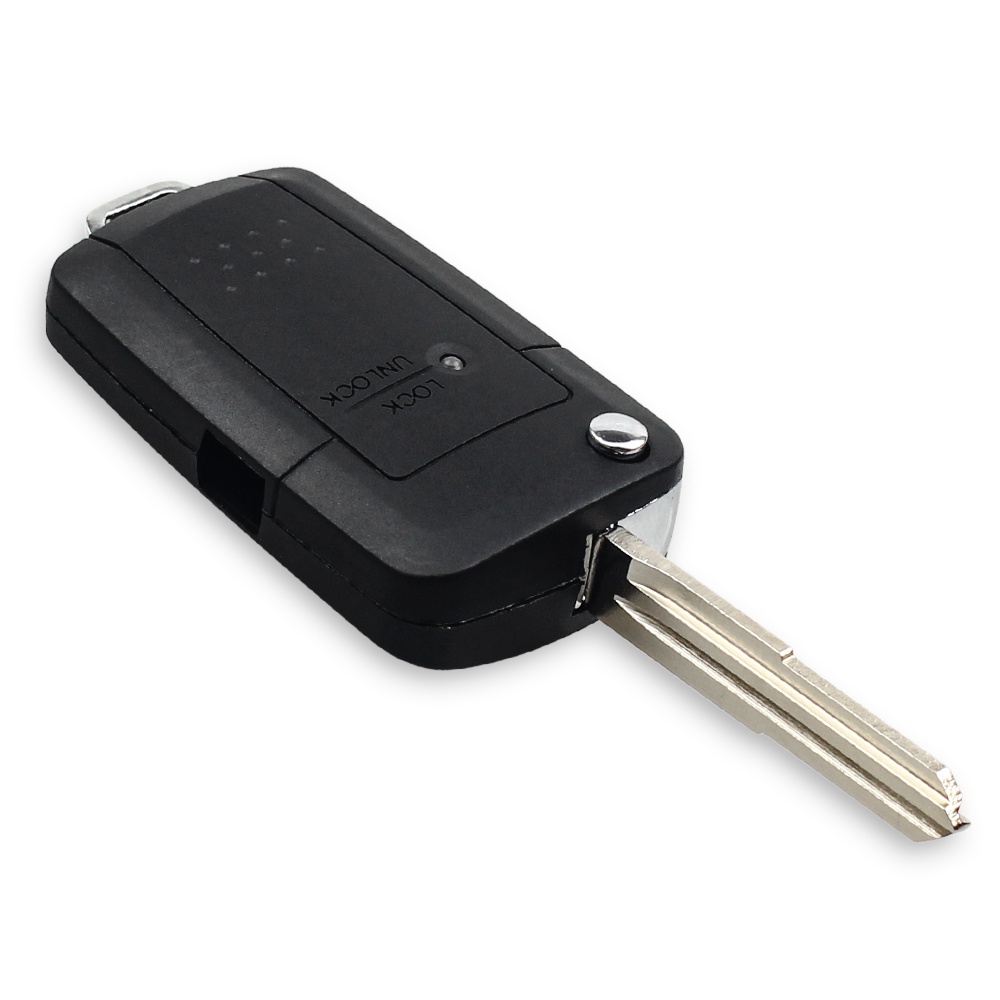 Keyyou cho hyundai h1 getz accent cho kia rio picanto carens chìa khóa từ xa vỏ vỏ hộp 1 nút bên lật gấp chìa khóa ô tô bên trái