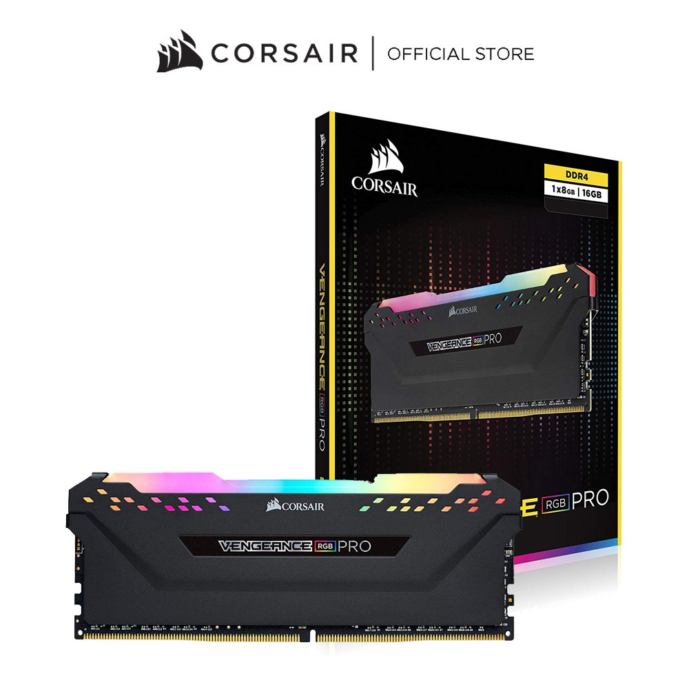  Ram PC Corsair Vengeance RGB Pro 8GB 3000Mhz DDR4 (1x8GB) CMW8GX4M1D3000C16