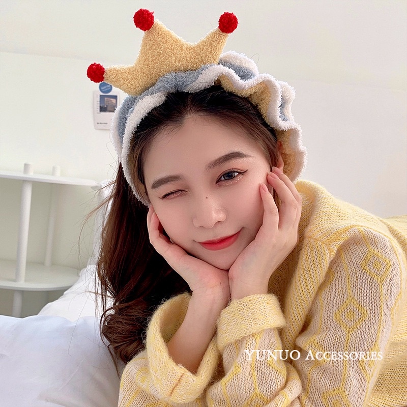 Băng đô rửa mặt tai thỏ cute dễ thương phong cách Hàn Quốc