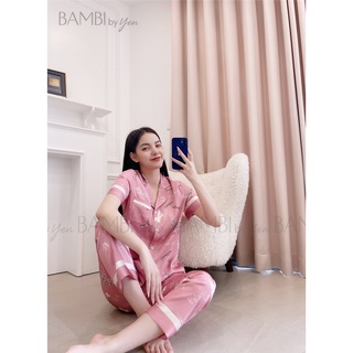 Bộ lụa mặc nhà cao cấp bambi by yen - 912