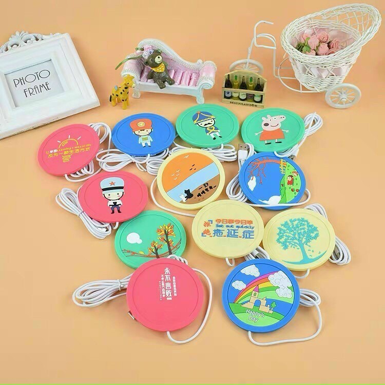 ĐẾ LÓT LY, CỐC GIỮ NHIỆT LÀM ẤM TRÀ, CÀ PHÊ, NƯỚC UỐNG MINI DÙNG CỔNG USB