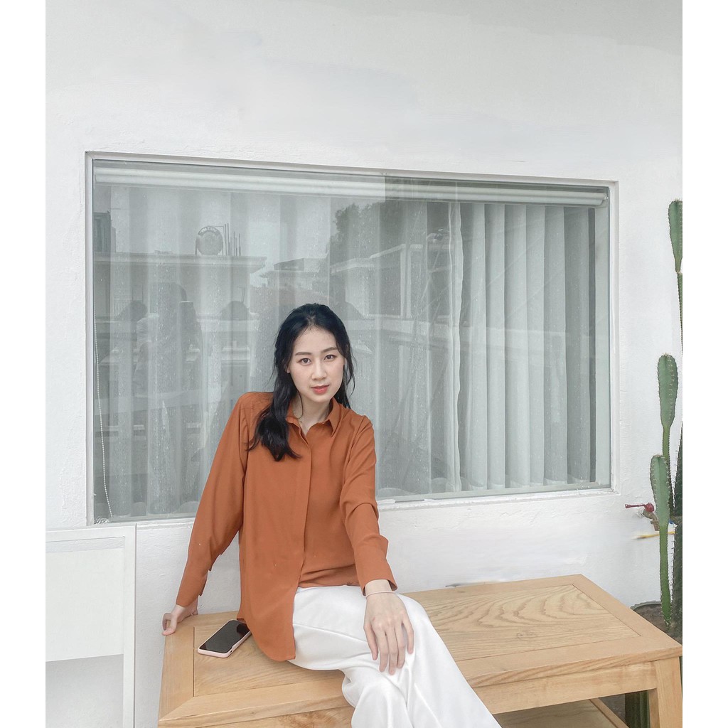 Sơ mi form rộng Bazic cực đẹp