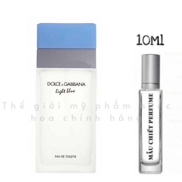 [5ml-10ml-20ml] ❄ Nước Hoa D&G light blue for her EDT ❄