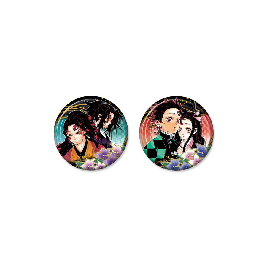 ( P2 ) Huy hiệu cài áo in hình KIMETSU NO YAIBA THANH GƯƠM DIỆT QUỶ anime chibi