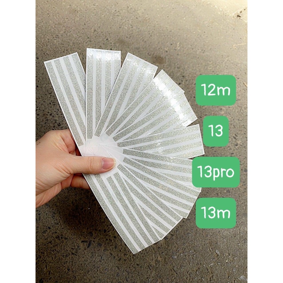 Dán viền trong/ dán việc kim tuyến cho Iphone 13 , 13 pro , 13 pro max