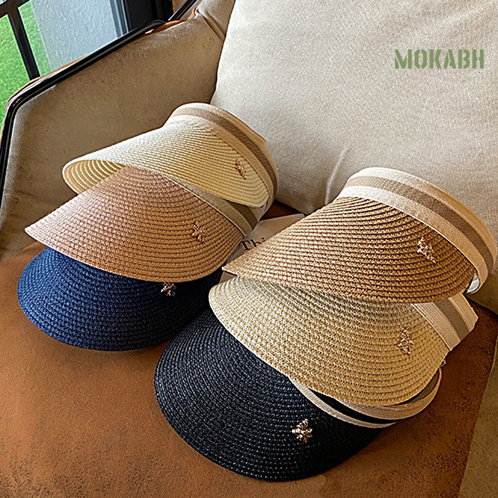 Mũ Vành Rộng Hở Chóp Chống Nắng Thoáng Khí Dành Cho Đi Cắm Trại