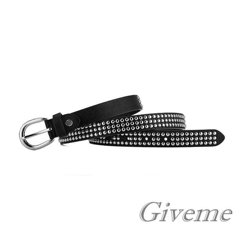 Thắt Lưng Da Pu Khóa Hợp Kim Dễ Phối Đồ