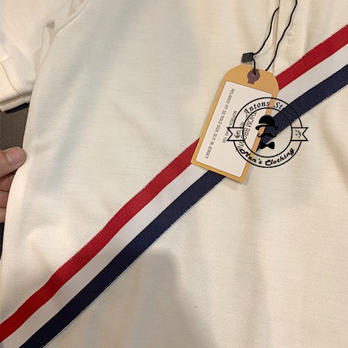 Áo Polo Thom Browne Viền Chéo