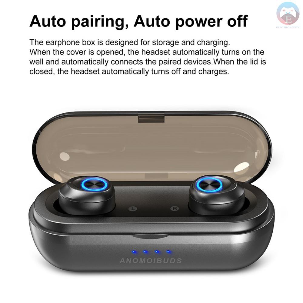 Bộ Tai Nghe Nhét Tai Không Dây Elec Elec Elec & Ip010-X Tws Kết Nối Bluetooth 5.0mah Cho Iphone Xr Xs X 8 Plus Android