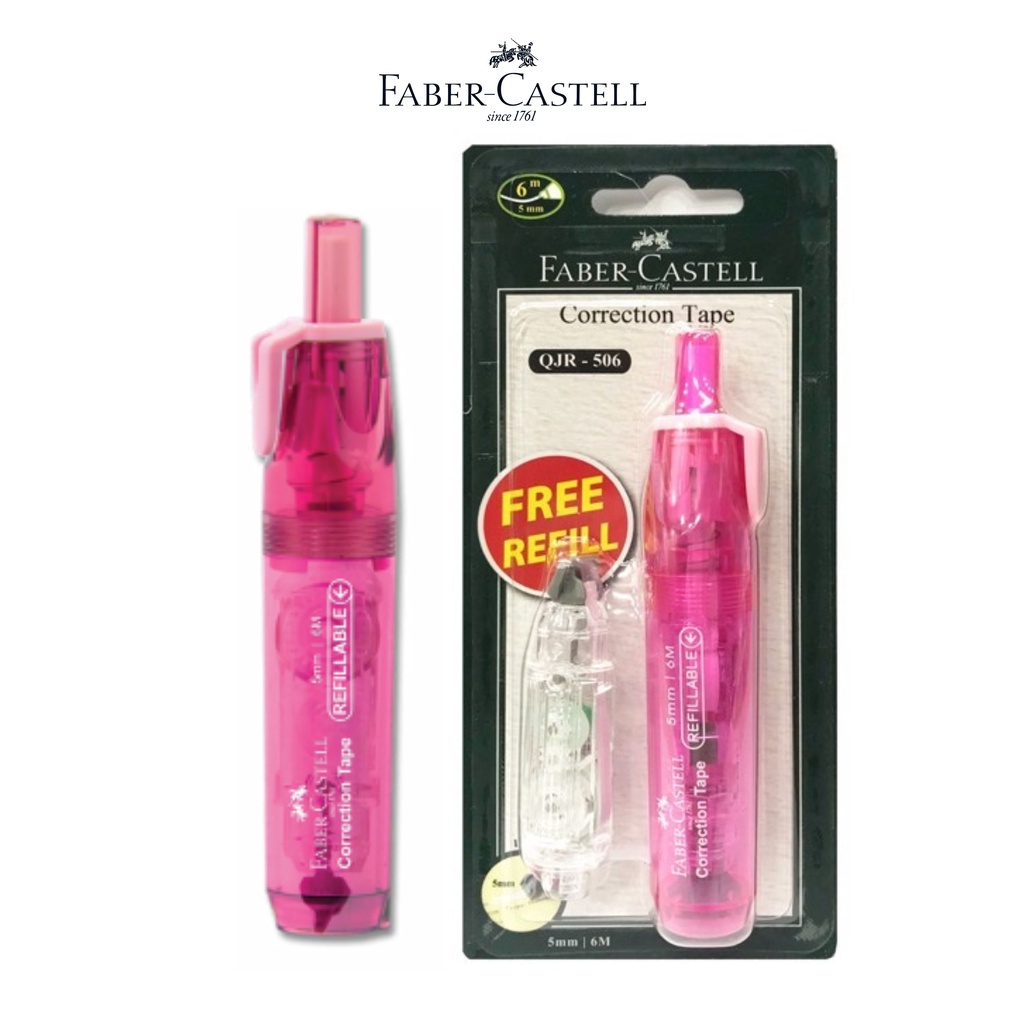 Bút Xoá Kéo Bấm Faber-Castel 6M +1 Refill