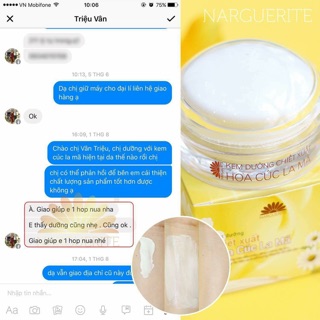 [Flash sale] Kem dưỡng trắng da cúc la mã