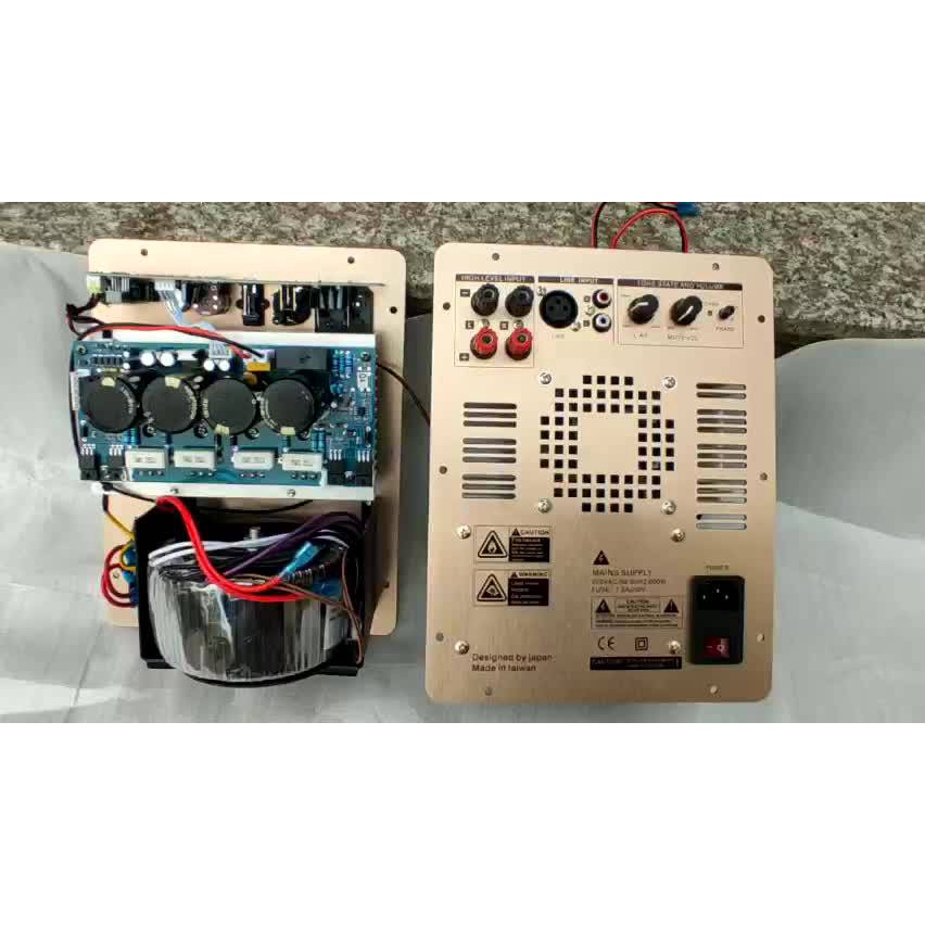 MẠCH SUB ĐIỆN -LOA - LOẠI 4 SÒ CÓ QUẠT TẢN NHIỆT - KÍCH THƯỚC 20X26CM