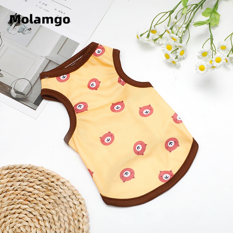 Thú cưng Mùa hè Quần áo Thường ngày Mẫu Gấu Vest