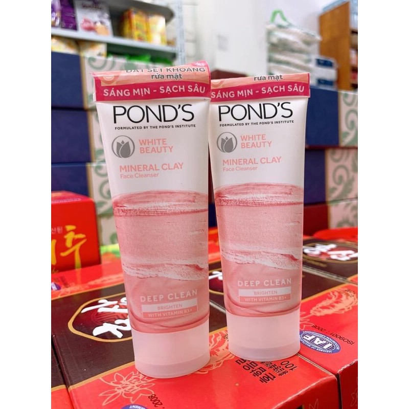 (SALE) SỮA RỬA MẶT "PONDS ĐẤT SÉT- PONDS MILK"-40gr