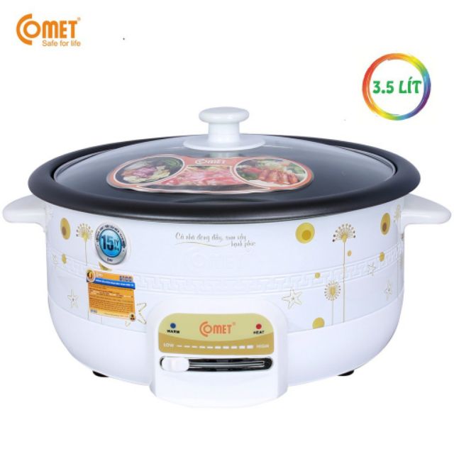 NỒI LẨU ĐIỆN 3.5 LÍT COMET CM7731