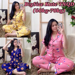 Đồ bộ kate pijama bigsize -tay ngắn quần dài