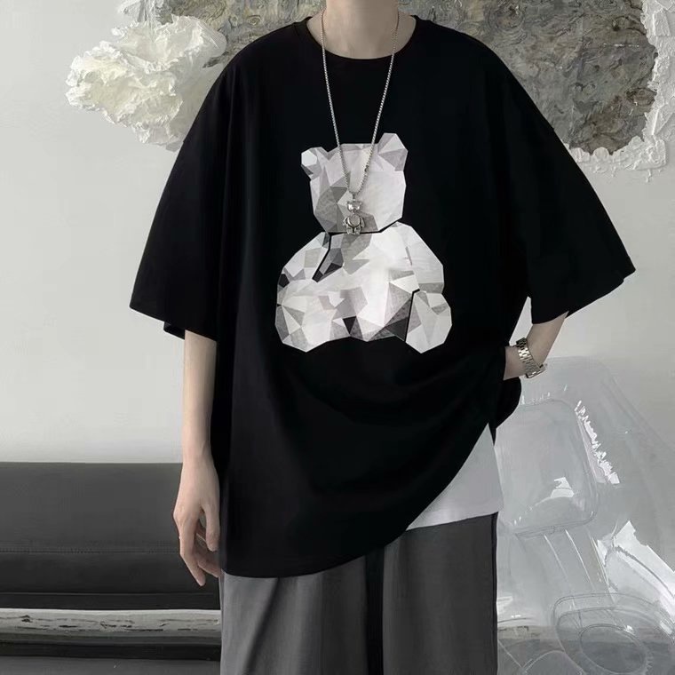 Áo Thun Nam Tay Ngắn Phong Cách Hàn Quốc Size M-5XL