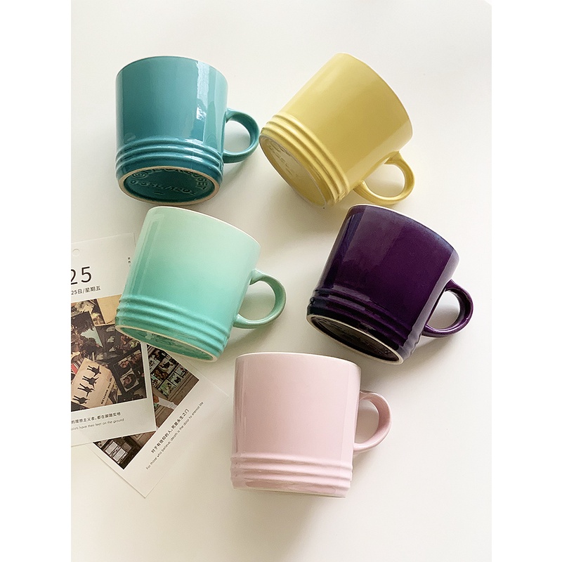 Ly sứ cốc cà phê văn phòng gốm sứ màu gradient