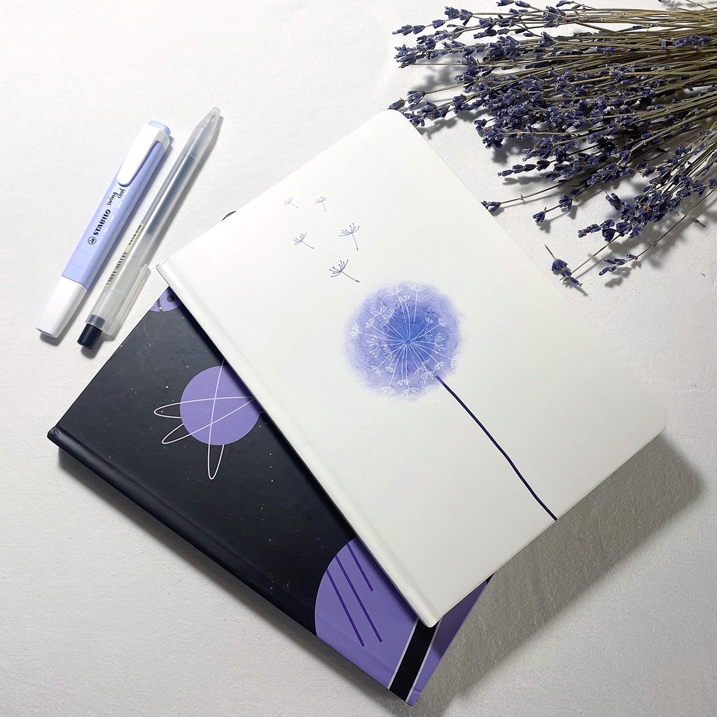 Sổ Tay Bullet Journal Bìa Cứng Mee Notebook giấy trơn 100 gsm A5