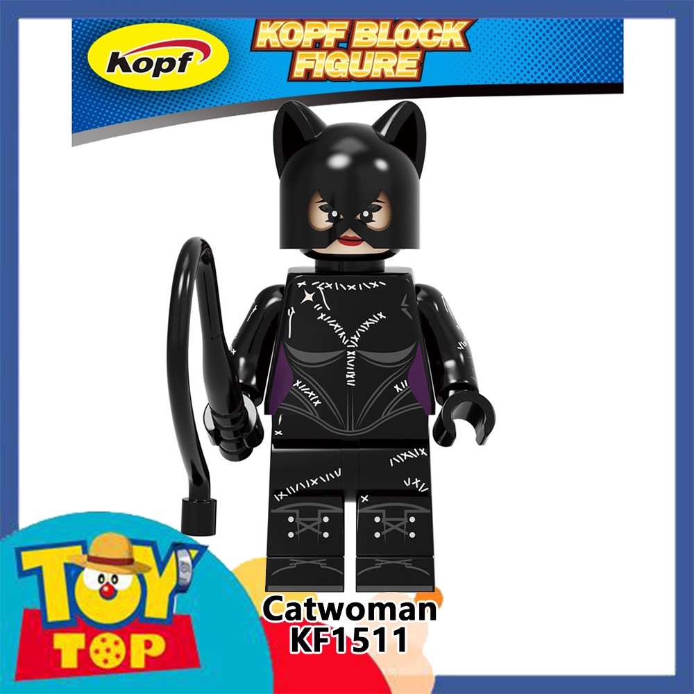 [Một con] ghép mẫu nhân vật Justice League siêu anh hùng Batman Superman The Flash Joker xếp hình KF6136