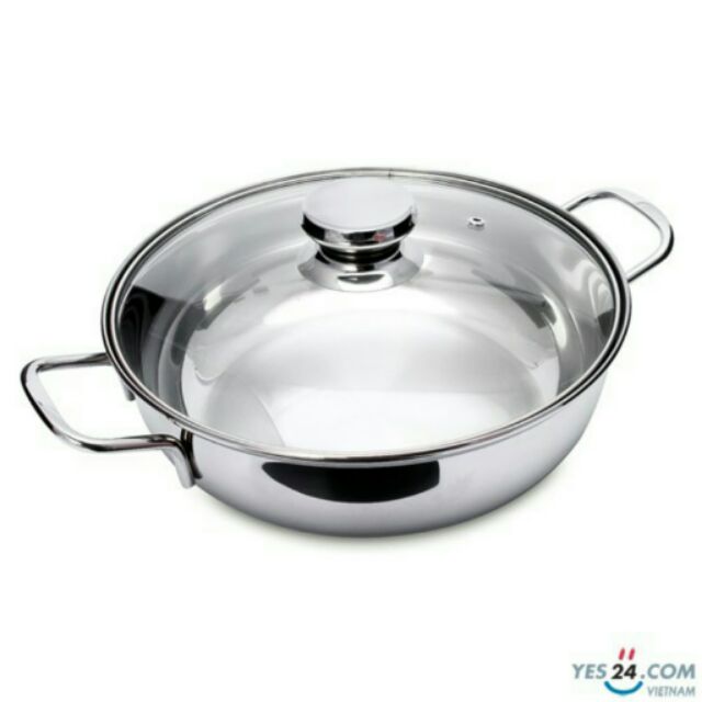 Nồi lẩu Inox nắp kính Fivestar HT Cook 28cm 30cm
