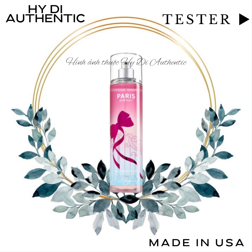 PARIS AMOUR - Body mist Xịt Thơm Toàn Thân Body Mist bath & body works USA