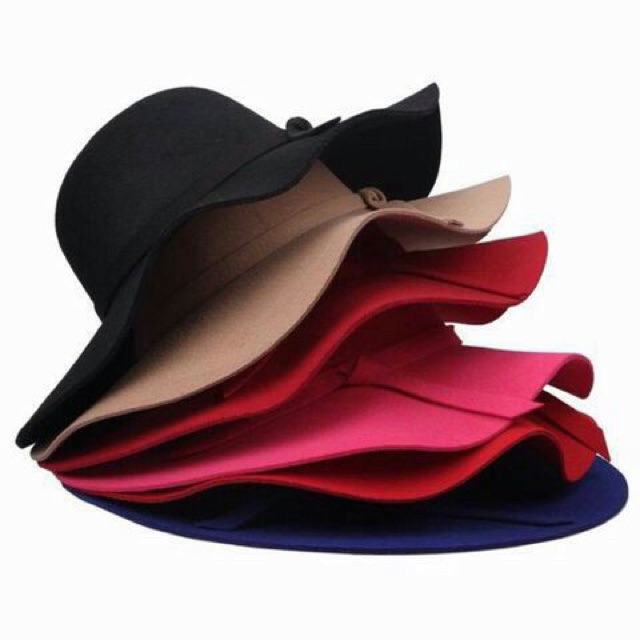 Nón cói nỉ rộng vành đi biển cho Nữ xinh xắn