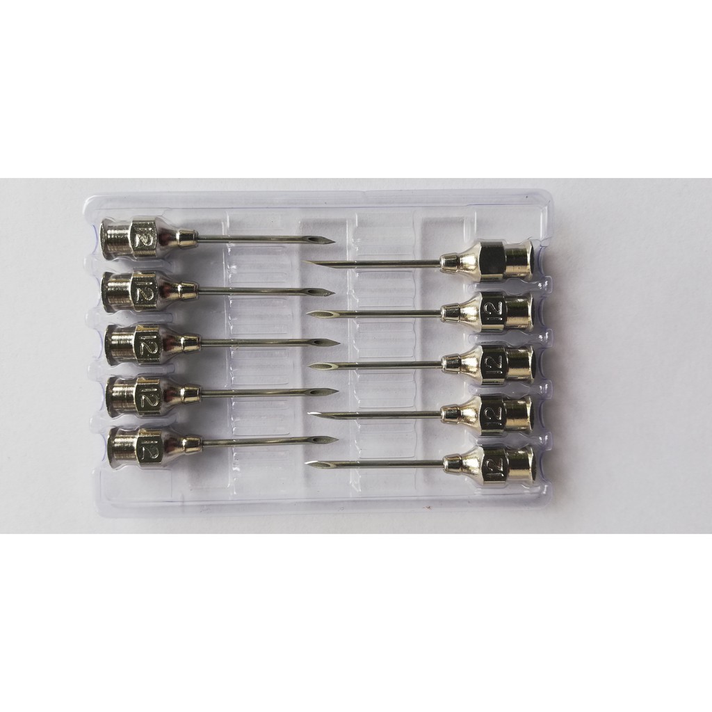 1 vỉ 10 cái Kim tiêm số 12x20 dùng để tiêm gia súc, gia cầm, chó mèo