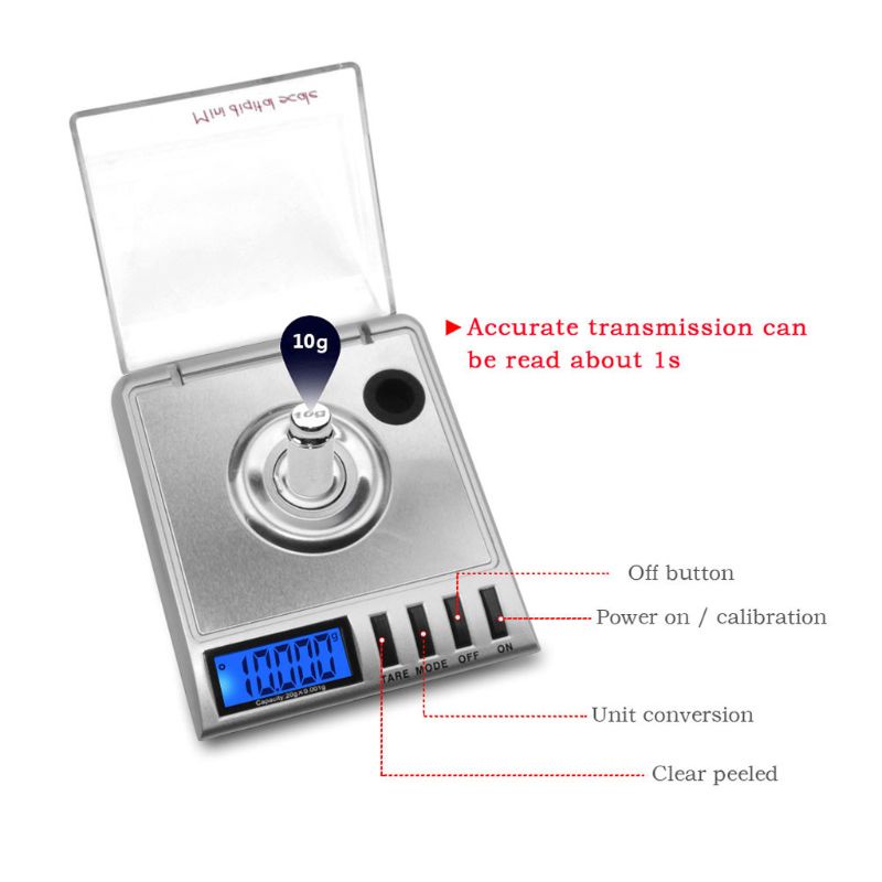 Cân Điện Tử Mini 20X0.001G Dùng Cân Trang Sức Tiện Dụng