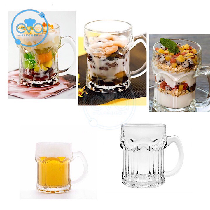 Bộ 12 Ly Thủy Tinh Có Quai 330 Ml Việt Nam 332VN