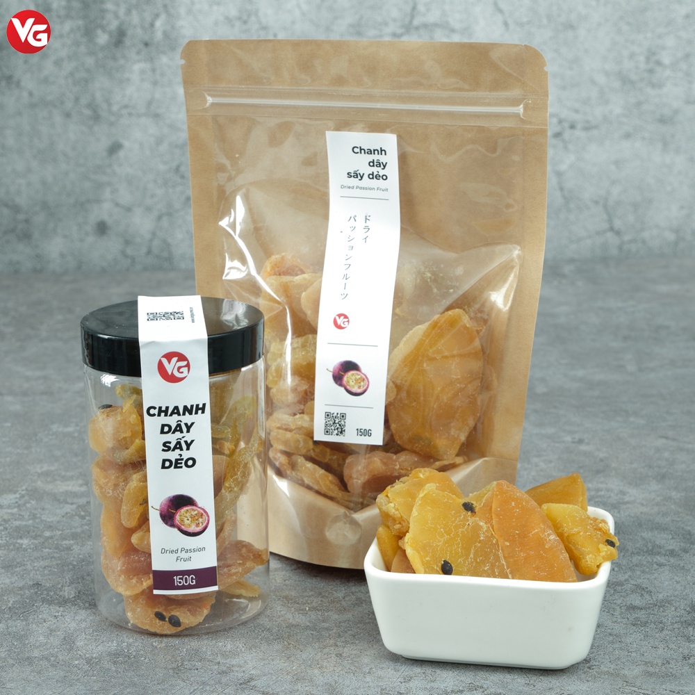 Chanh dây sấy dẻo ít đường/ Trái cây sấy dẻo vị chua ngọt thơm quả chanh leo/ ăn vặt healthy ăn kiêng quà tặng | BigBuy360 - bigbuy360.vn