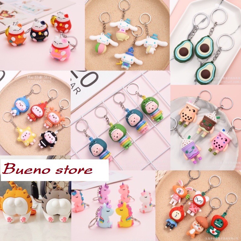 Móc khóa nhiều mẫu(Giao ngẫu nhiên) bueno store