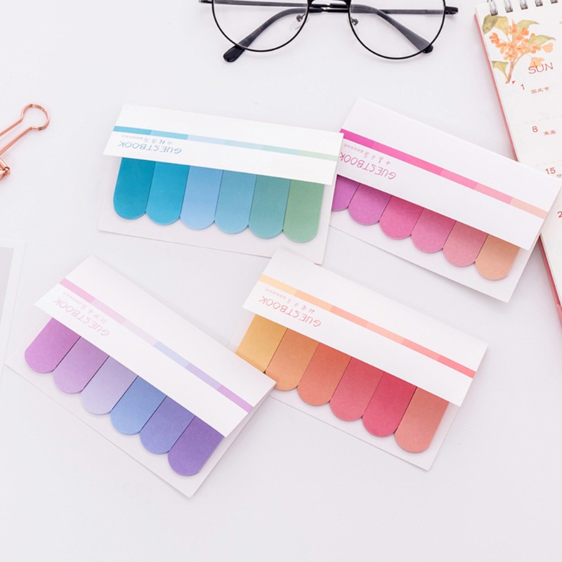 Set 60 tờ giấy ghi chú nhiều màu sắc tiện dụng cho học sinh