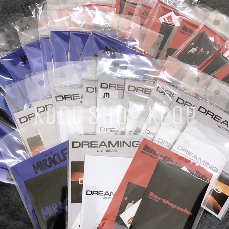 Gói card ảnh và nhãn dán luggage sticker NCT 127 - Earthquke/NCT DREAM - Dreaming/WAYV - Miracle