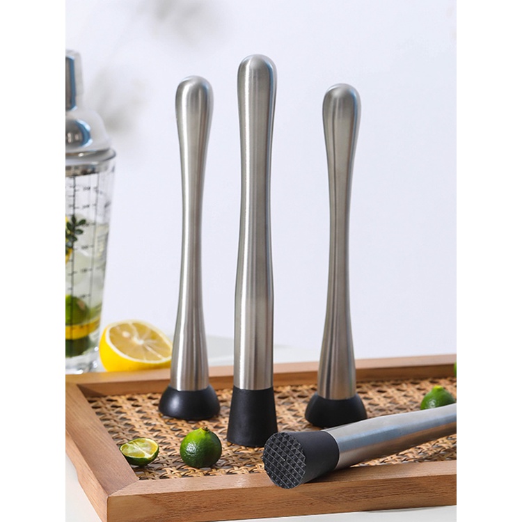 Dụng Cụ Nghiền Đá Bằng Thép Không Gỉ Tiện Dụng Cho Pha Chế Cocktail/Rượu