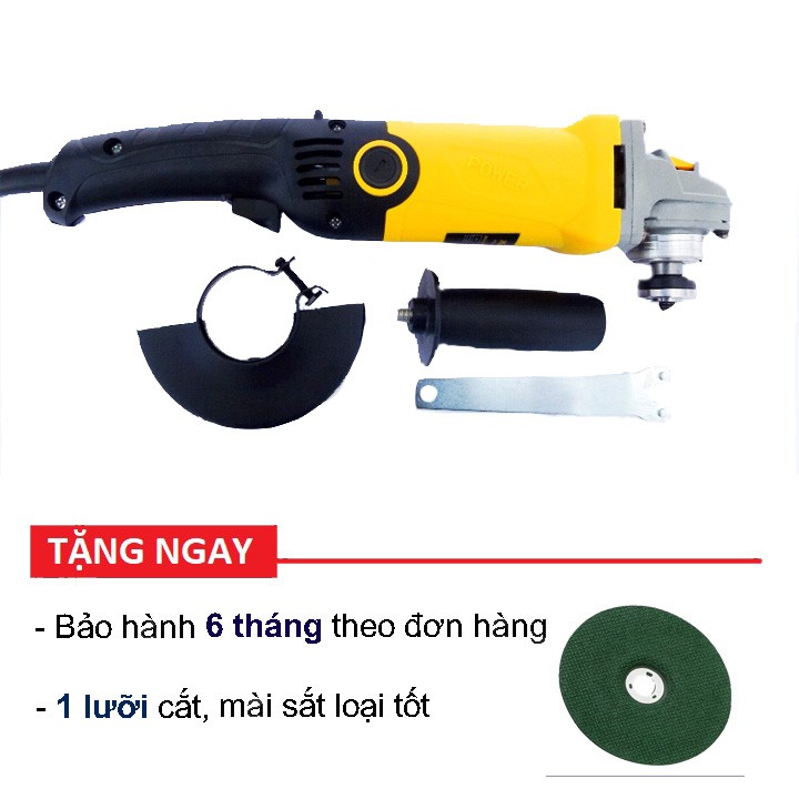 [ Tặng Đá Cắt ] Máy Mài Cầm Tay 100mm Master - Máy cắt 1 tấc công suất 980w Master - Bảo hành 6 tháng