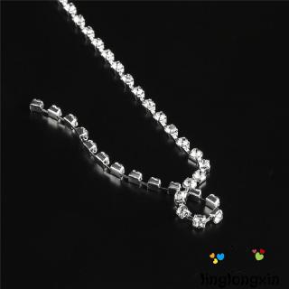 Dây Chuyền Body Chain Đính Đá Lấp Lánh