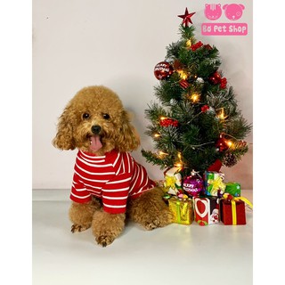 Áo cổ lọ noel cho chó/mèo