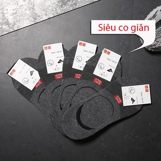 Combo 10 đôi tất lười, vớ lười nam dấu gót Hàn Quốc