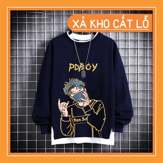 [XẢ KHO] Áo Hoodie nam dài tay họa tiết chữ PD boy phong cách trẻ trung cá tính - H3