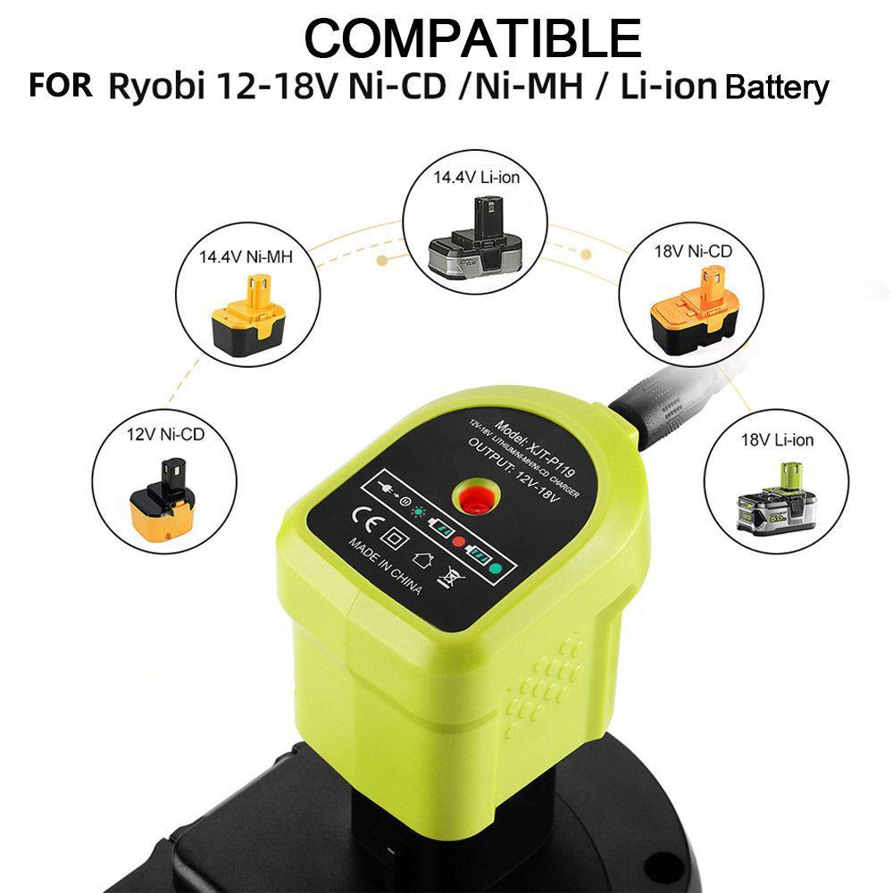 Bộ Sạc Pin Lithium 12V 14.4V 18V P107 P108 Chuyên Dụng Cho Ryobi