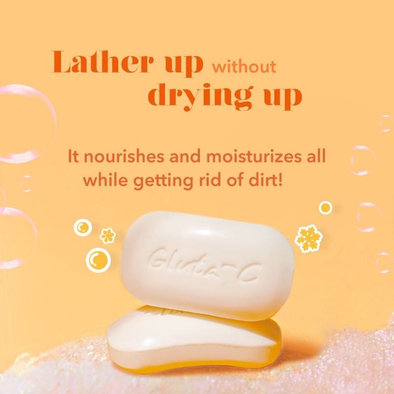 Xà phòng mơn mởn da Skin Lightening Soap Gluta-C dưỡng trắng mịn, cấp ẩm