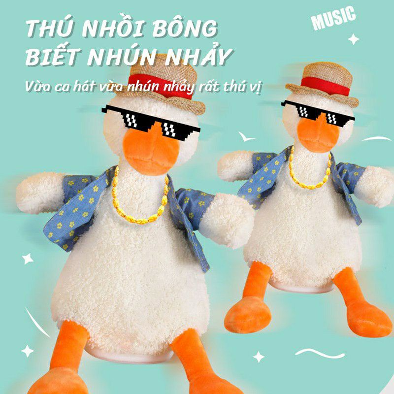 Vịt Biết Nói, Biết Hát, Nhại Tiếng, nhún nhảy, cà khịa, Phát Nhạc TIÊN TIÊN STORE