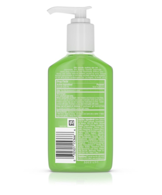 Sữa rửa mặt ngừa mụn dịu nhẹ cho da nhạy cảm, mẫn đỏ Neutrogena Oil Free Ance Wash 177ml | BigBuy360 - bigbuy360.vn