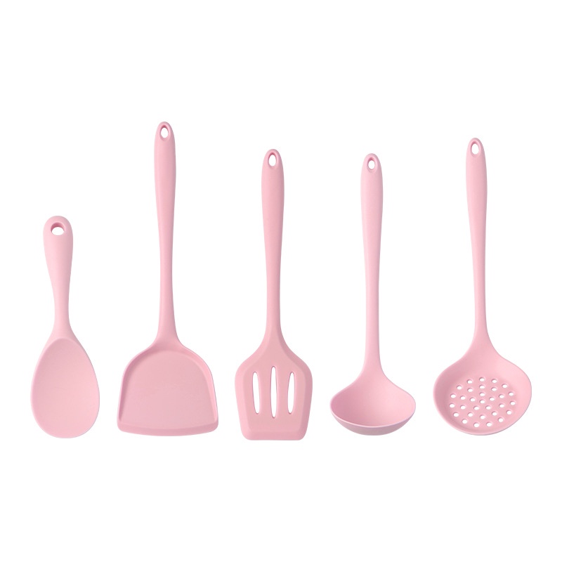 ▼❐∏Thìa silicone Dụng cụ nhà bếp Thìa nấu ăn Thìa chống dính Dụng cụ nấu ăn Silicone Thìa silicone Dụng cụ làm bếp