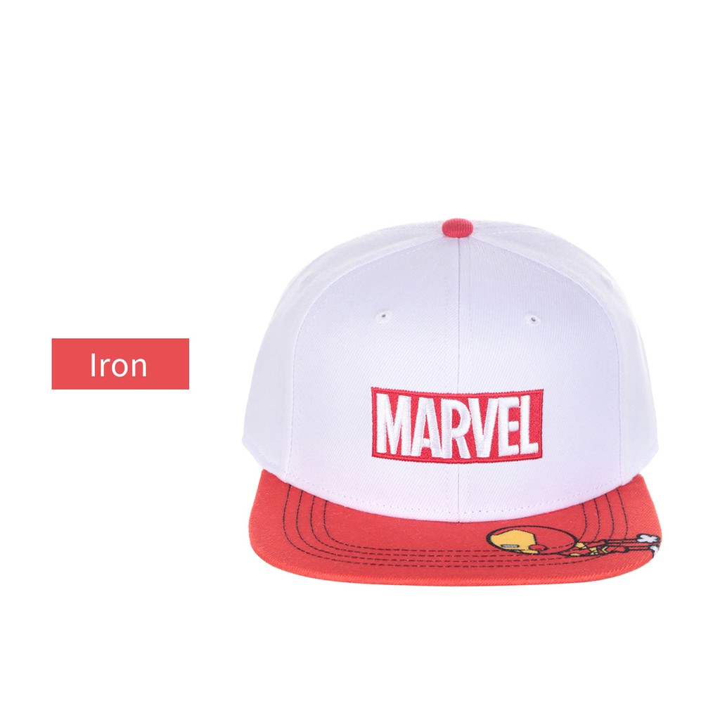 Mũ snapback Miniso Marvel (Trắng đỏ ) - Hàng chính hãng