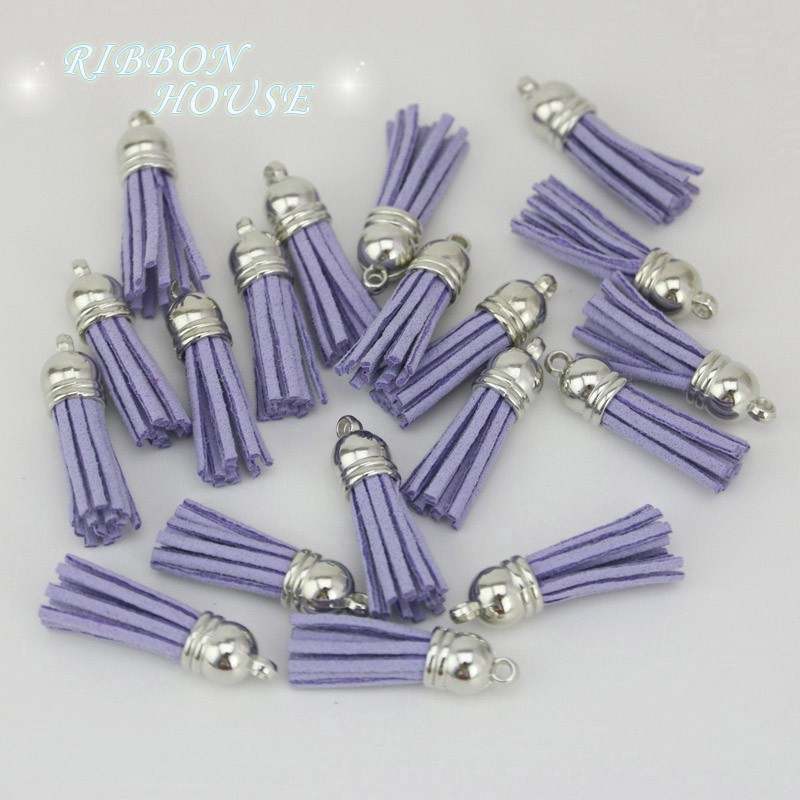 Set 20 Dây Da Tua Rua Dùng Để Làm Móc Khóa / Điện Thoại Đa Năng