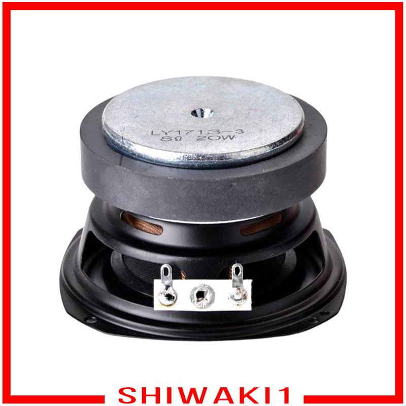 Loa Siêu Trầm Shiwaki1 3 inch Viền Cao Su Chống Ồn Thấp Cho Xe Hơi