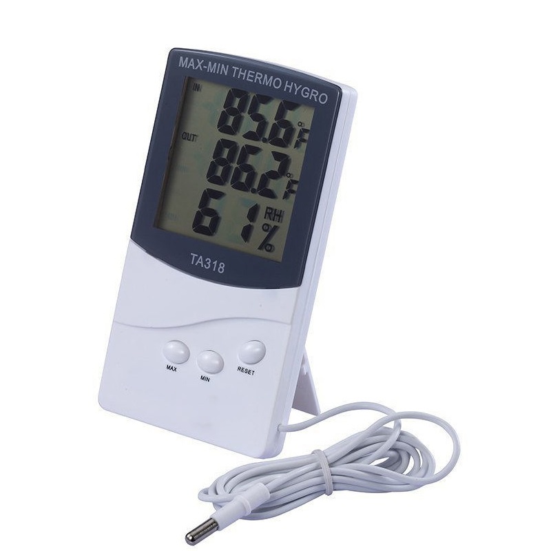 Đồng hồ đo nhiệt độ độ ẩm trong nhà và ngoài trời TA318